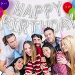 Generic Large Happy Birthday Balloons Foil Letter Balloons - image 4