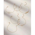 product_image_name-Fashion-Bracelet Pour Femme 6Pieces  - Jaune Or-4