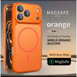 Coque iPhone 17 Pro orange mag D