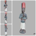 Generic Statuette Coloniale  en Bois peint