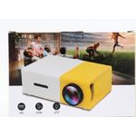 Mini-projecteur Lcd portable Yg300 , Projecteur laser 480P, lampe à LED.