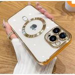 Generic Coque Femme IPhone 11 Pro Max - MagSafe Transparent Or
