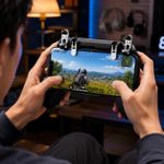 Generic Manette de Jeu Mobile avec Gâchettes pour Smartphone - image 3