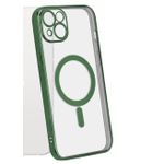 Generic Coque Transparent Magsafe Compatible Pour Iphone 14 - VERT