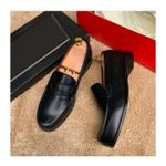 Gn mocassin pour homme en cuir-noir