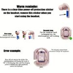 White Label Écouteurs sans fil Bluetooth 5.3 - Rose - image 4
