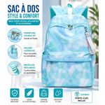 Sac à dos tendance, pratique et confortable , Bleu Turquoise 