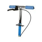Generic Trottinette à trois roues pour enfants, bleu, roues LED, frein à main - image 4
