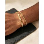 Duo de bracelet en acier inoxydable 