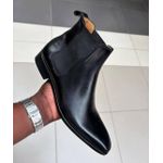 Gn soulier montante en cuir pour homme-nir