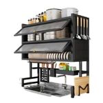 Meuble égouttoir et rangement de cuisine sur évier