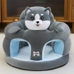 Siège d'Apprentissage Assis pour Bébé en Peluche