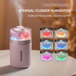 product_image_name-Generic-Diffuseur d'Arômes "Fleur Éternelle" - Design Cristal LED - USB-4