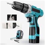 Generic Kit De Perceuse Electril Dirll Sans Fil 21 V + 2Batteries +25 Accessoires