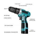 Generic Kit De Perceuse Electril Dirll Sans Fil 21 V + 2Batteries +25 Accessoires - image 3