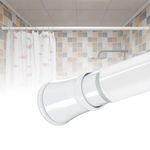 product_image_name-Generic-4 Tiges de rideau extensible de 50 à 90cm - Blanc-2