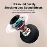 product_image_name-addigoes-Enceinte Bluetooth Étanche IPX4, Enceinte de Douche avec LEDs – Mini Enceinte Sans Fil Portable avec Micro et Ventouse, Résistante à l'Eau pour Douche, Voyage, Piscine, Flottage en Rivière et Loisirs Extérieurs (Noir)-2