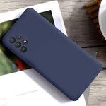 Coque En Silicone Compatible Pour Samsung Galaxy A72 - BLEU