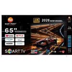 East Point Télévision TV 65 Pouces EP - ANDROID/WIFI - DÉCODEUR INTÉGRÉ - Noir