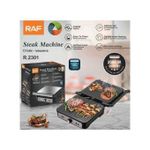 RAF Machine a Barbecue Electrique - Machine Gaufre électrique - petit déjeuner - pancake 8 en 1