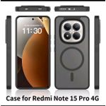 Generic Coque Redmi note 15 pro trans noir mag ouvert