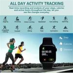 Generic Montre connectée entièrement tactile, appels Bluetooth, compatible iOS et Android - image 2