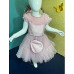 Robe princesse pour enfant fille avec mini sac 