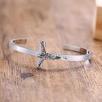 product_image_name-Fashion-Bracelet Manchette Crucifix En Acier Inoxydable Gourmette Montre-bracelet Fête Homme Fête Des Pères Cadeau De Mariage Saint Valentin Cadeau De Noel Cadeau Homme Idee De Cadeu Homme Bijoux Coffret Cadeau/souvenir Pour Homme Cadeaux Anniversaire Offrir-2