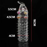 Generic Manchon pénien réutilisable en silicone à picots