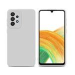 Coque Silicone Compatible Pour Samsung Galaxy A72 - Blanc