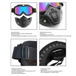 Generic Masque De Casque De Moto Squelette- noir - image 4