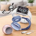 Generic  Pack Smartwatch + Casque Bluetooth + Enceinte Portable + Chargeur Multi-Ports - image 3