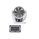product_image_name-Generic-Ventilateur Solaire Rechargeable De 6 Pouces Avec Batterie 3,2 V/3,5 Ah Et Panneau Solaire 6 V 4 W-5