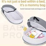 Generic Lit bébé portable - Gris - image 4