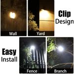 product_image_name-Generic-Lampe extérieure LED solaire clip portable étanche avec détecteur de mouvements, lampe de jardin cour, patio, maison, camping, lampe murale-3