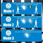 product_image_name-Generic-Lampe extérieure LED solaire clip portable étanche avec détecteur de mouvements, lampe de jardin cour, patio, maison, camping, lampe murale-5