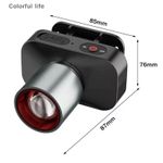 product_image_name-Generic-Lampe Frontale LED Tactique HS-8059 - 300 Lumens - Rechargeable USB-C - Étanche-4