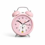 product_image_name-Generic-Réveil Analogique Enfant Design Dinosaure – Double Cloche – Rose-1