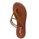 Roccoco Sandales avec Strass pour Femme - Marron