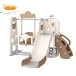 product_image_name-Generic-Aire De Jeux Intérieure FeelBaby Pour Enfant, Thème Ours De Dessin Animé, Balançoire Et Toboggan Pour Enfant-5