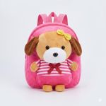 Sac à dos en peluche pour enfant maternelle-multicolore