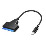 Generic Adaptateur SATA III Vers Type C Hdd/Ssd - compatible Pc, Mac et Smartphone - image 3