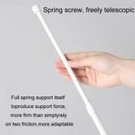 Generic Baking Paint No Punch Curtain Telescopic Rod Hooks Support Bracket, Length: 60cm-110cm - image 4