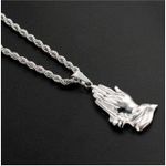 Chaîne Hommes Et Femme Médaille Main