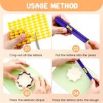 Generic Tampons à Biscuits Alphabétiques avec Lettres Majuscules et Chiffres - image 4
