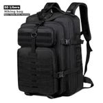 product_image_name-Generic-Grand Sac à Dos De Voyage 600D Imperméable Pour Randonnée Et Camping En Plein Air De 50L-2