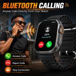 Litglobe T12 Ultra Pro Max Montre Connectée Sport 49mm Écran OLED 2.3" Full Touch Appel Bluetooth Compatible Android iOS - image 2
