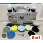 Generic Brosse De Nettoyage électrique Sans Fil 9 En 1 Rechargeable - image 8