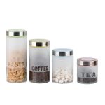 Lot de 4 bocaux de conservation /