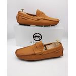 baladeuse homme en cuir marron